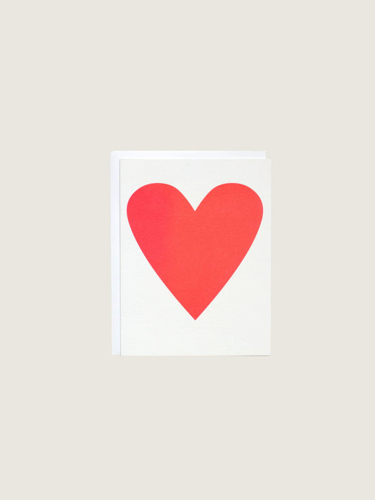 Neon Heart Card
