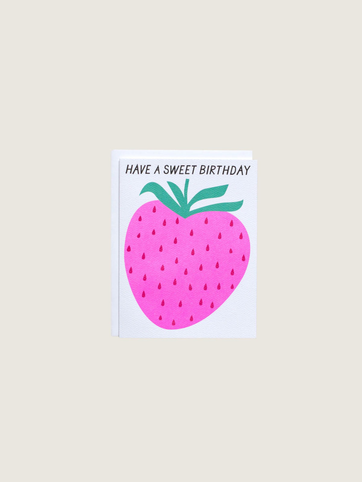 Sweet Strawberry Birthday Card