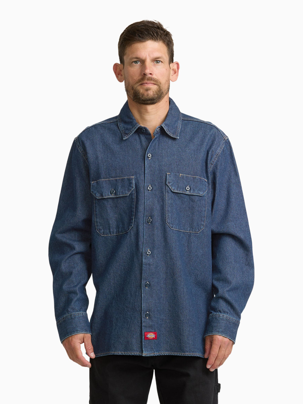 DICKIES - Longsleeve Denim Shirt - 