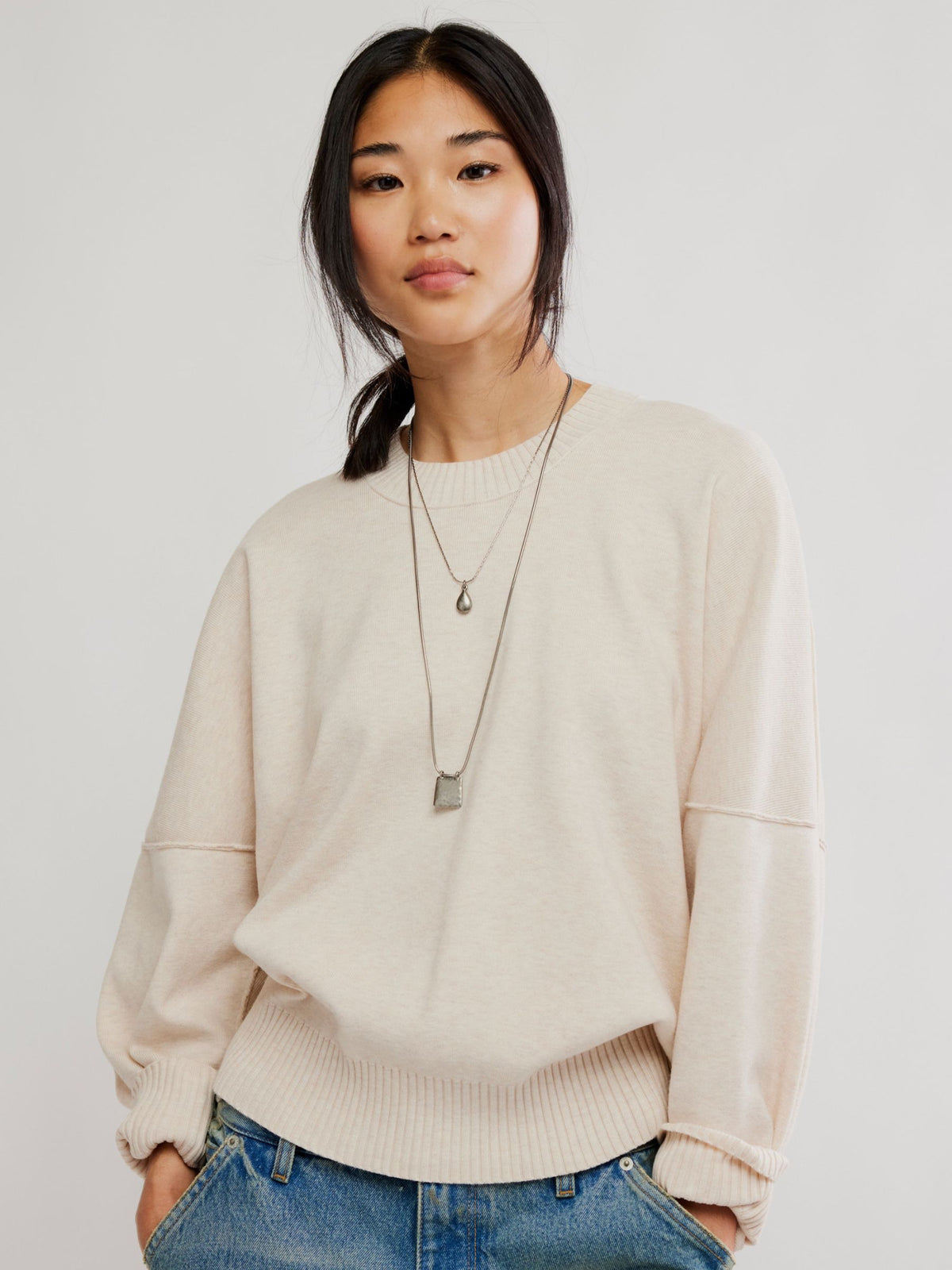 FREE PEOPLE - Alma Pullover Sweater - 