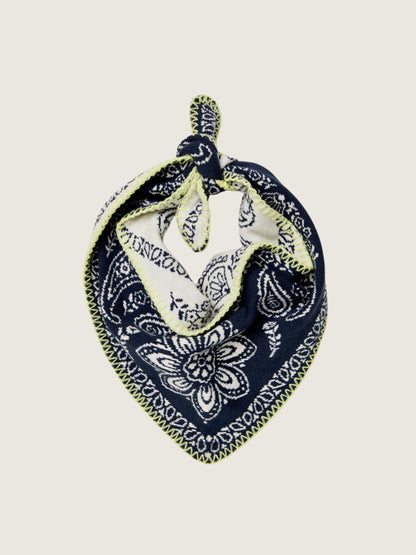 FREE PEOPLE - Carmen Triangle Scarf - Denim Jeans
