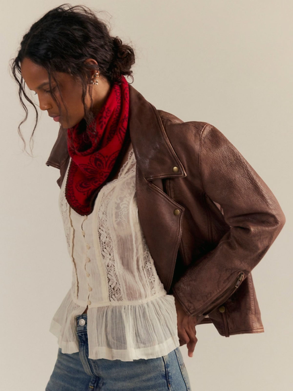 FREE PEOPLE - Carmen Triangle Scarf - 