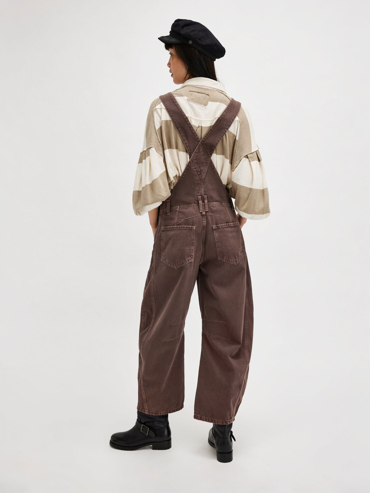 FREE PEOPLE - Good Luck Barrel Overalls - 