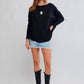 Latte Blues Thermal Top