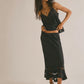 FREE PEOPLE - Long Lost Lover Slip Skirt - 