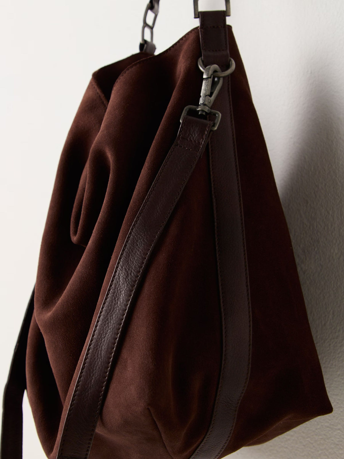 FREE PEOPLE - Suzie Suede Slouch Tote Bag - 