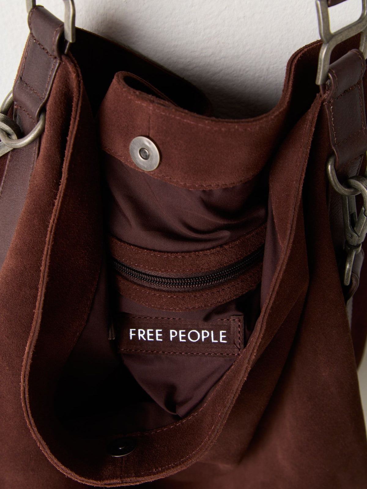 FREE PEOPLE - Suzie Suede Slouch Tote Bag - 