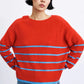 FRNCH - Iwaki Striped Pullover Sweater - 