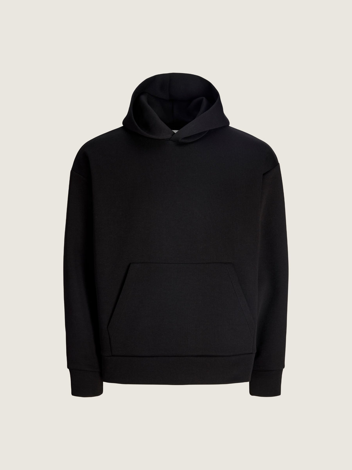 JACK & JONES - Barron Interlock Hoodie - Black