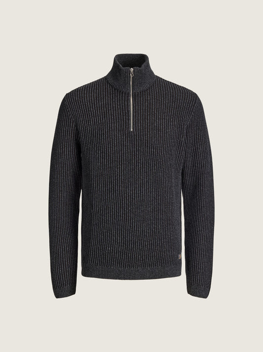 JACK & JONES - Dover Half-Zip Knit Sweater - 