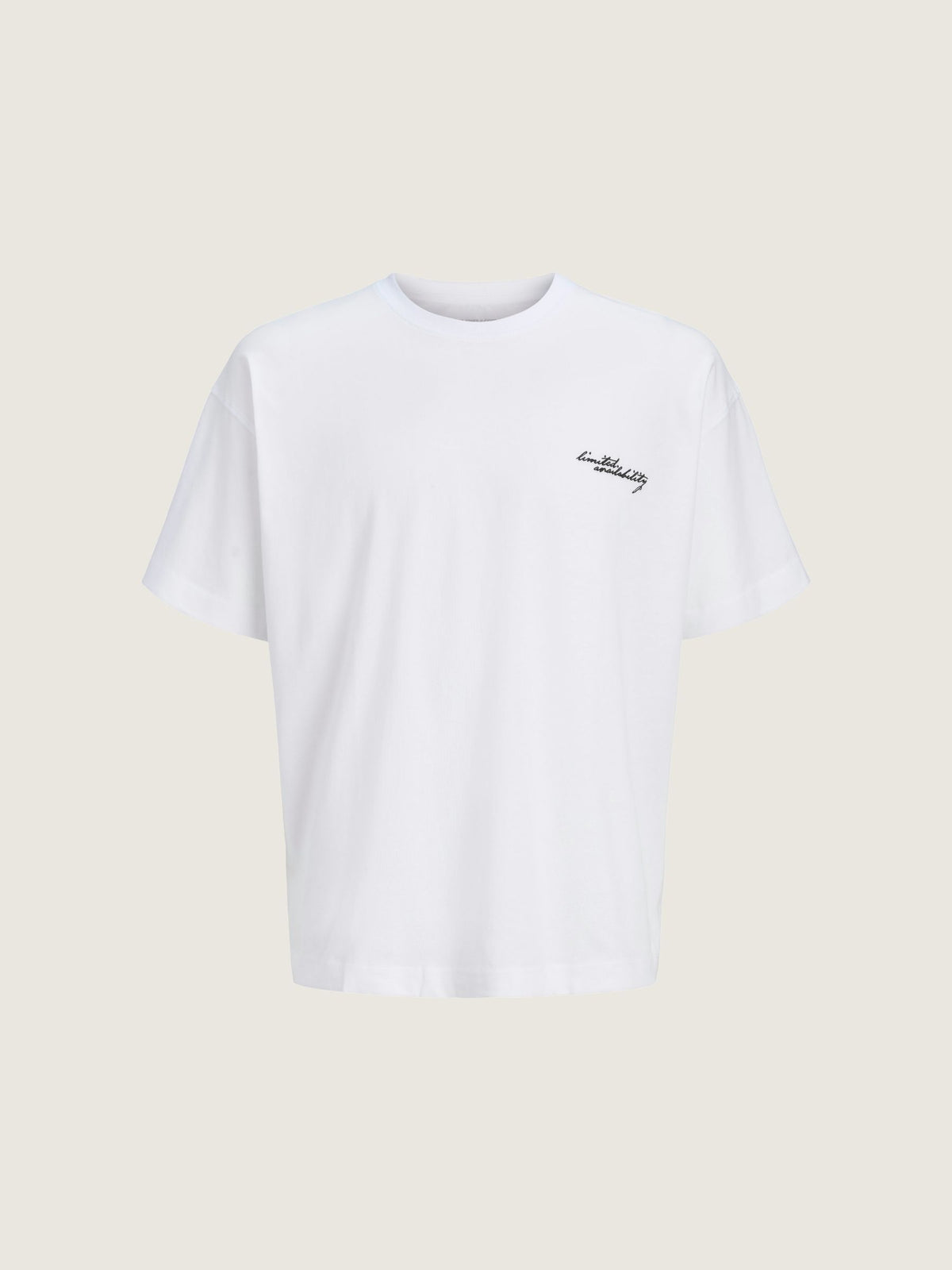 JACK & JONES - Eterna Shortsleeve Graphic T-Shirt - Bright White / Sky Captain