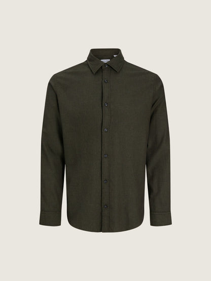 JACK & JONES - Field Melange Shirt - Rosin