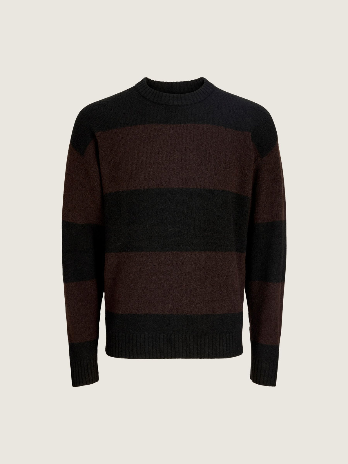 JACK & JONES - Ollie Striped Crewneck Sweater - 