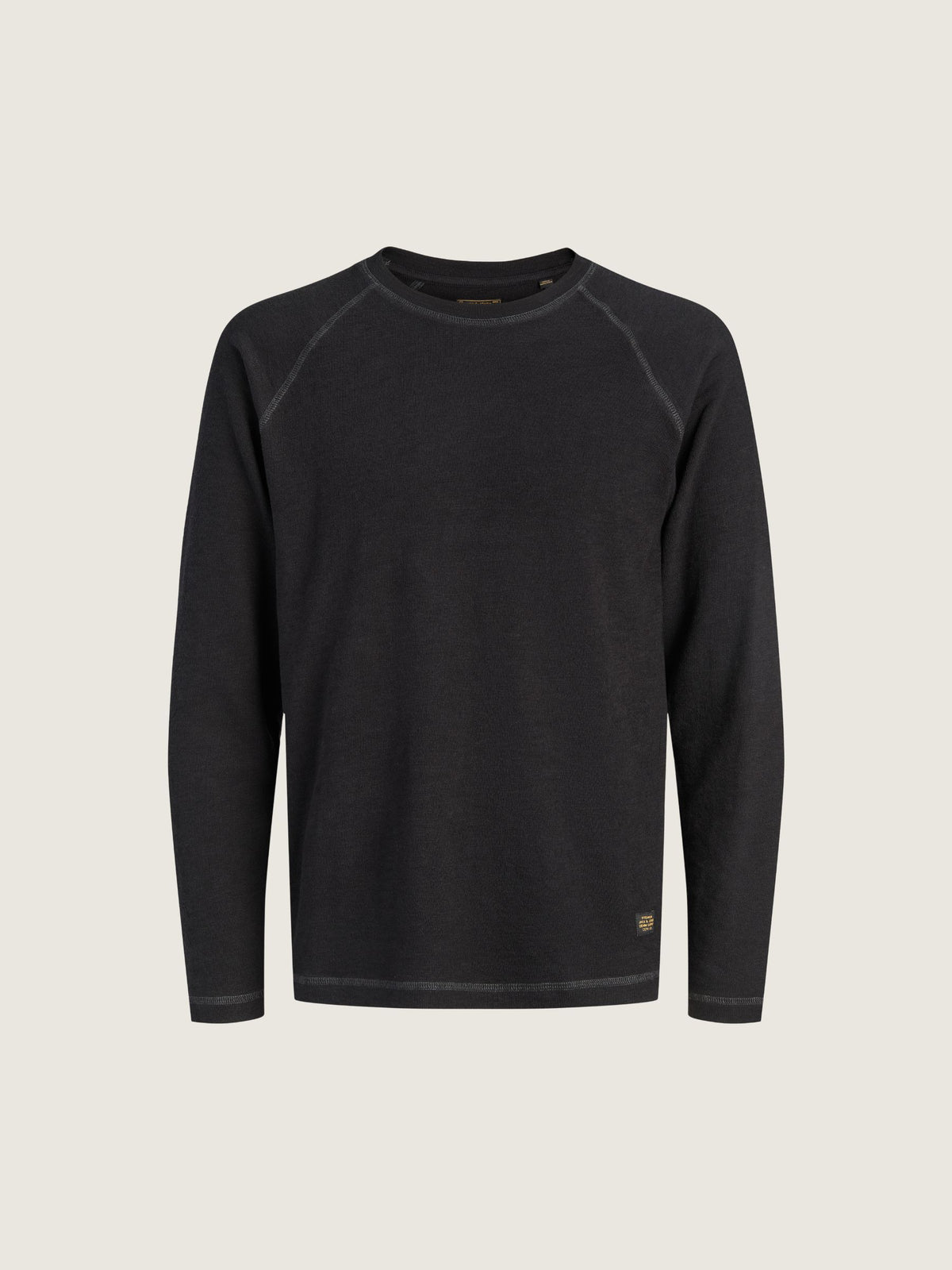 JACK & JONES - Premium Caleb Longsleeve Top - Black