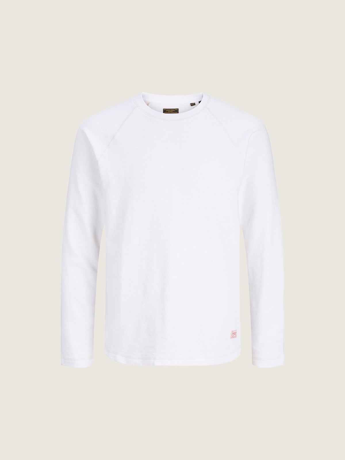 JACK & JONES - Premium Caleb Longsleeve Top - Bright White