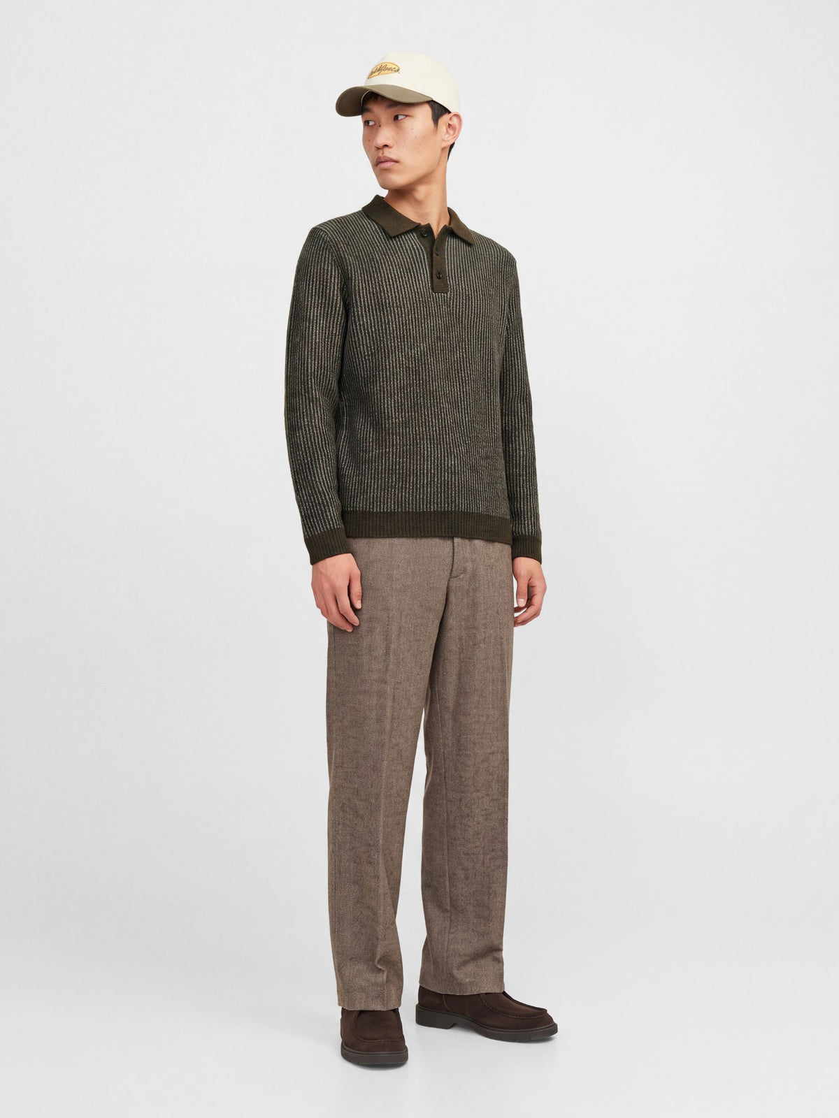 JACK & JONES - Premium Simon Souffle Polo Sweater - 