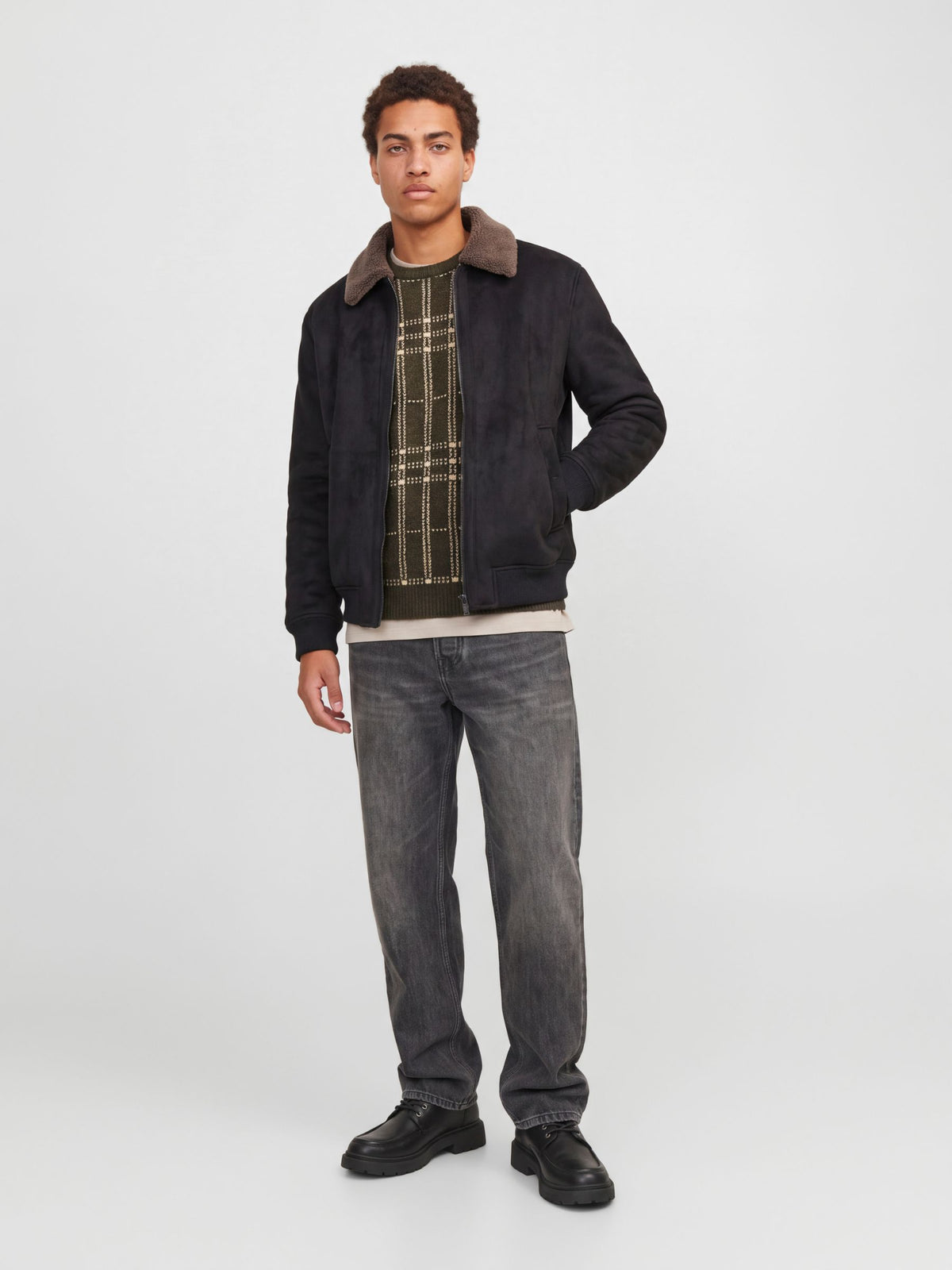 JACK & JONES - Premium Simon Souffle Sweater - 