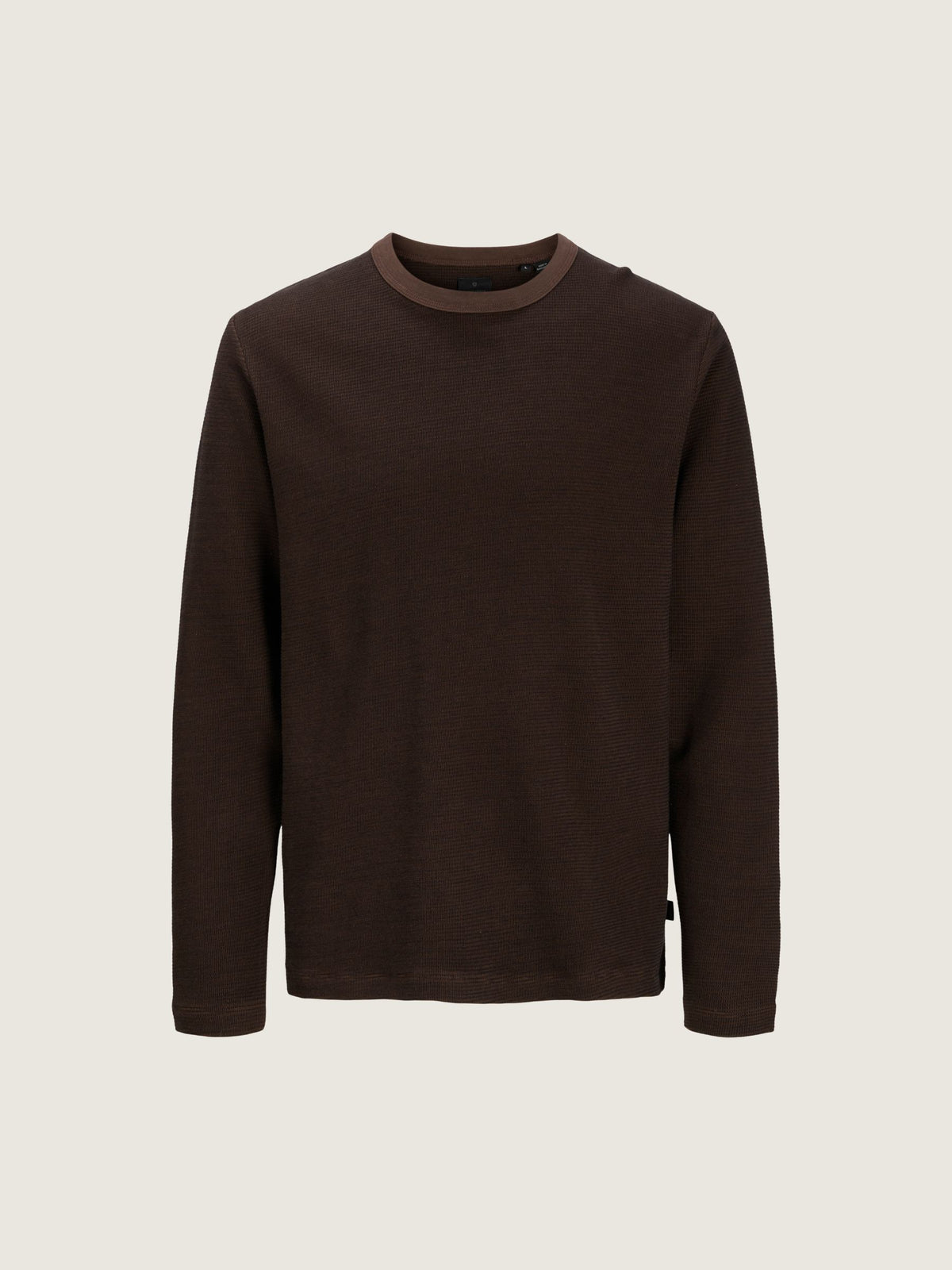 JACK & JONES - Theo Longsleeve T-Shirt - Chocolate Martini