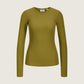 JJXX - Freya Rib Longsleeve T-Shirt - Green Moss