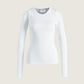 JJXX - Freya Rib Longsleeve T-Shirt - Bright White