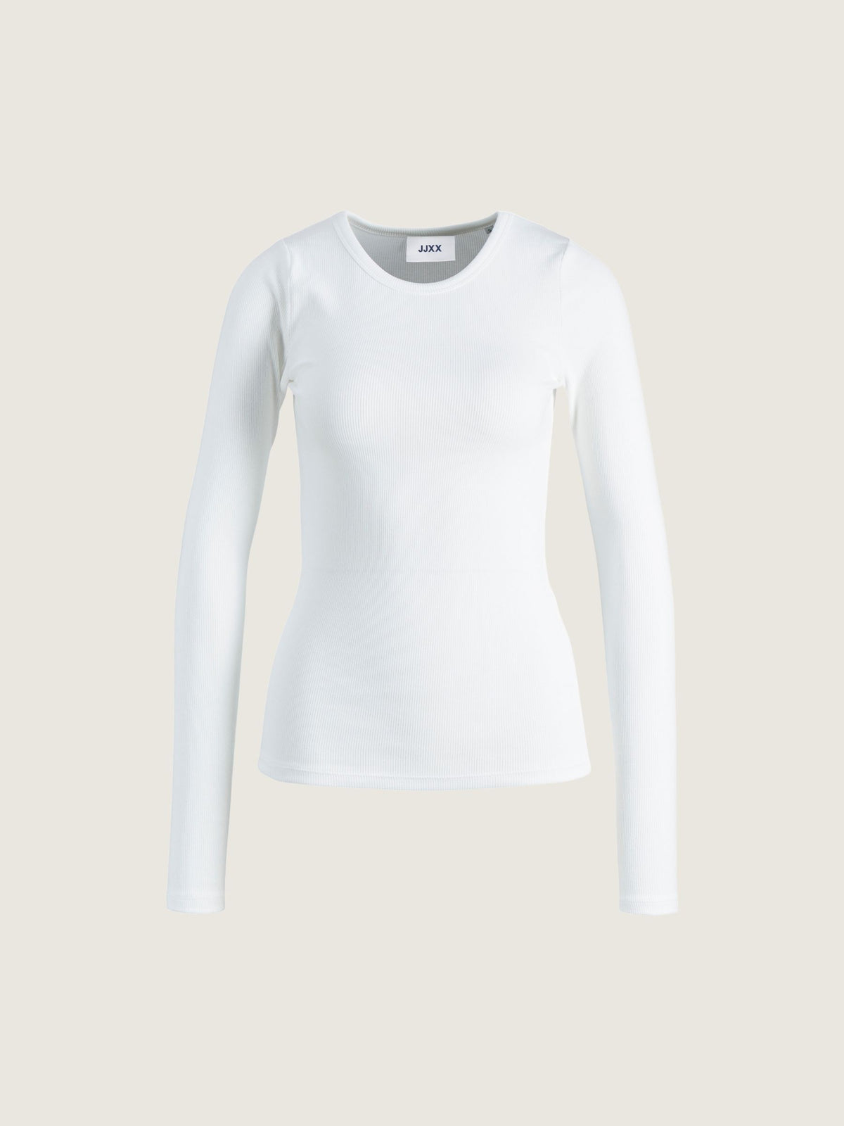 JJXX - Freya Rib Longsleeve T-Shirt - Bright White