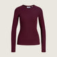 JJXX - Freya Rib Longsleeve T-Shirt - Winetasting