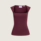 JJXX - Isabella Square Neck Top - Winetasting