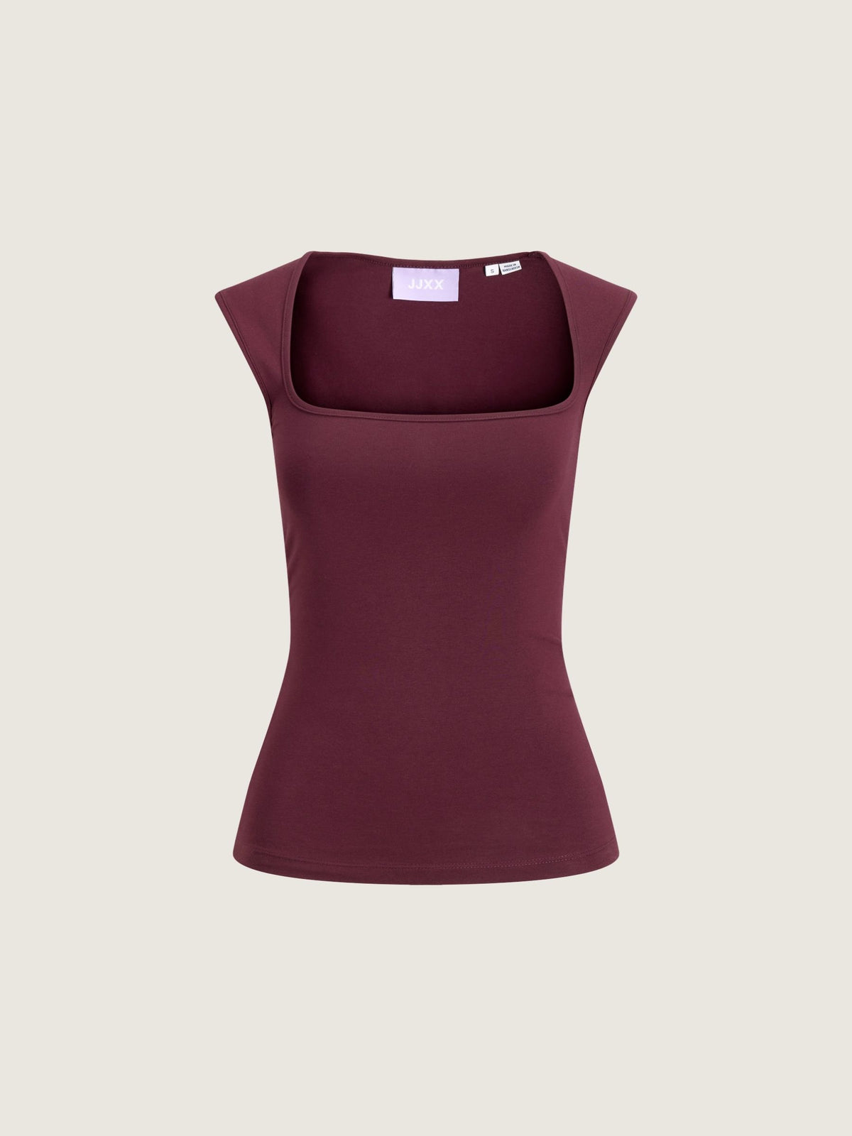 JJXX - Isabella Square Neck Top - Winetasting