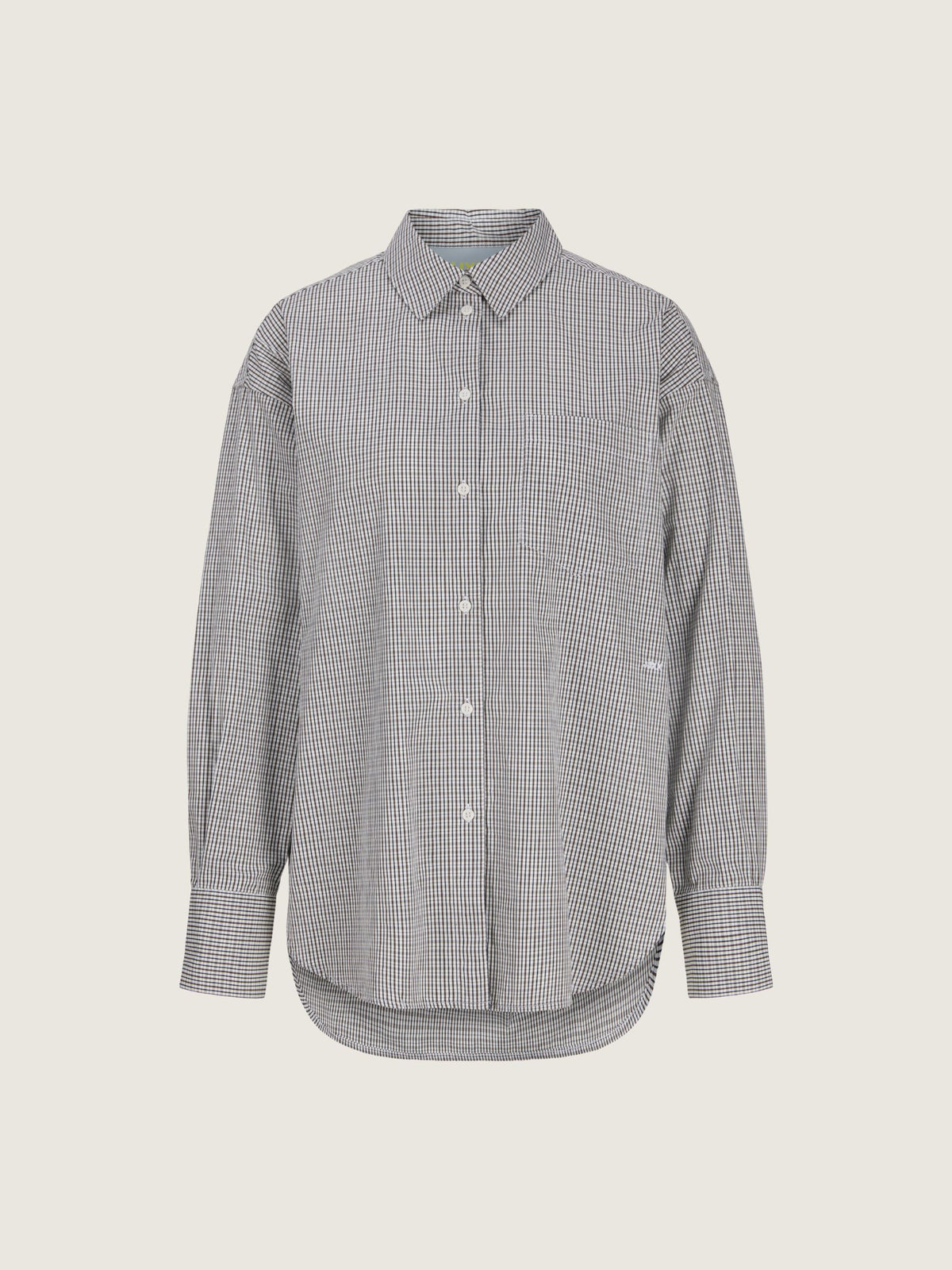 JJXX - Jamie Relaxed Poplin Shirt - Demitasse / Black / White