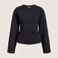 JJXX - Paloma Ruched Longsleeve Top - Black
