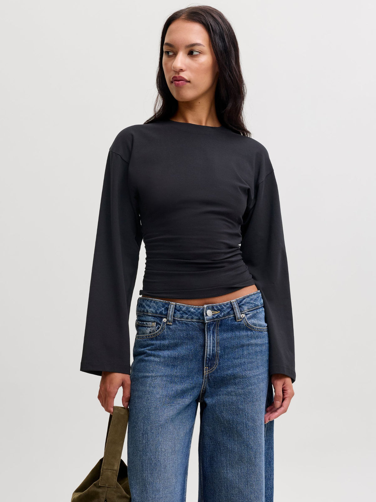 JJXX - Paloma Ruched Longsleeve Top - 