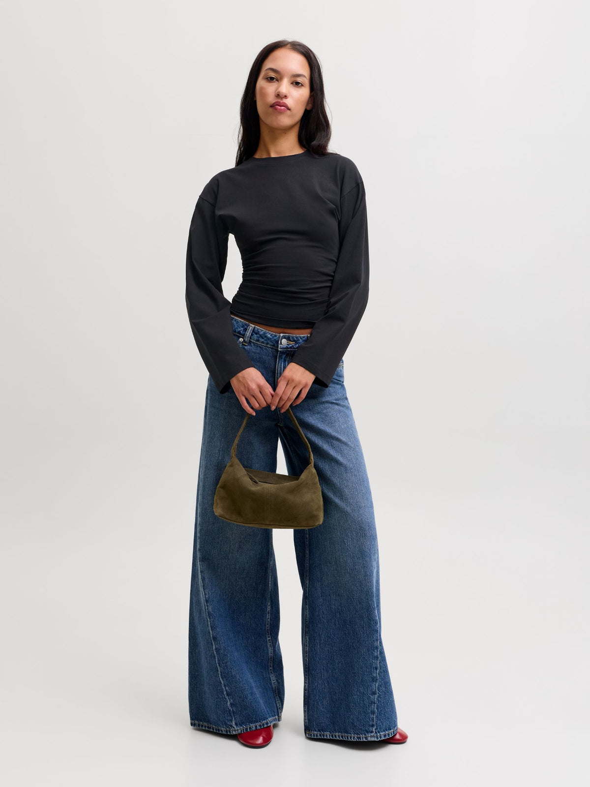 JJXX - Paloma Ruched Longsleeve Top - 
