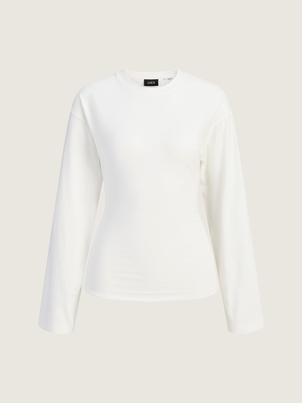 JJXX - Paloma Ruched Longsleeve Top - Cloud Dancer