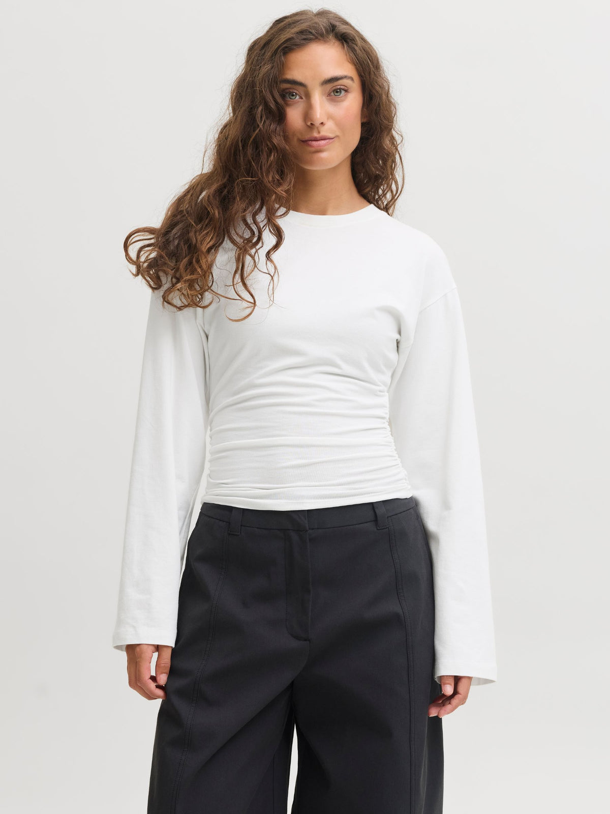 JJXX - Paloma Ruched Longsleeve Top - 