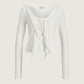 JJXX - Uma Bow Top - Cloud Dancer