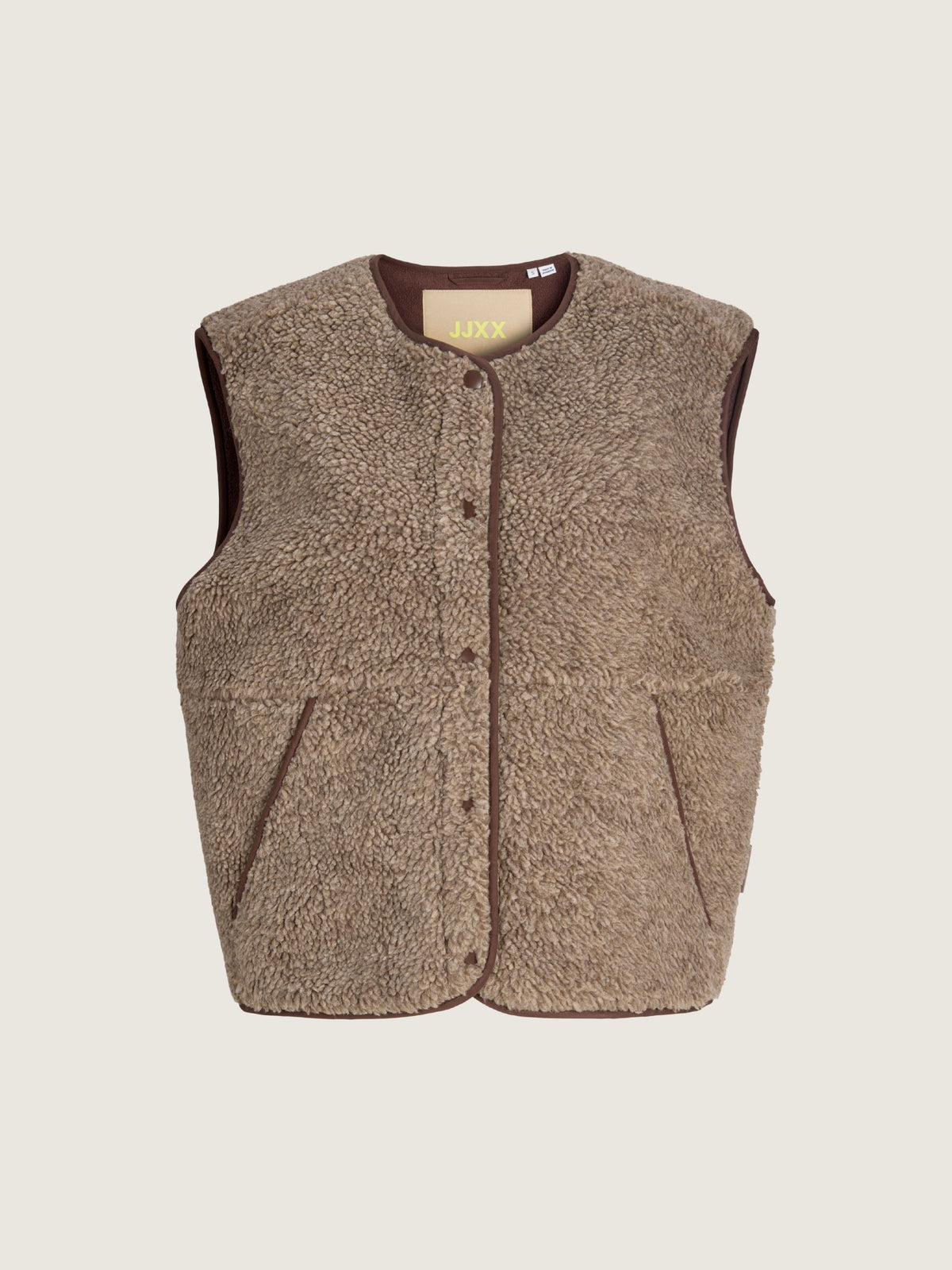 JJXX - Vera Teddy Vest - Bungee Cord Melange