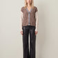 JOHN & JENN - Harlow Colour Block V-neck Cardigan - 