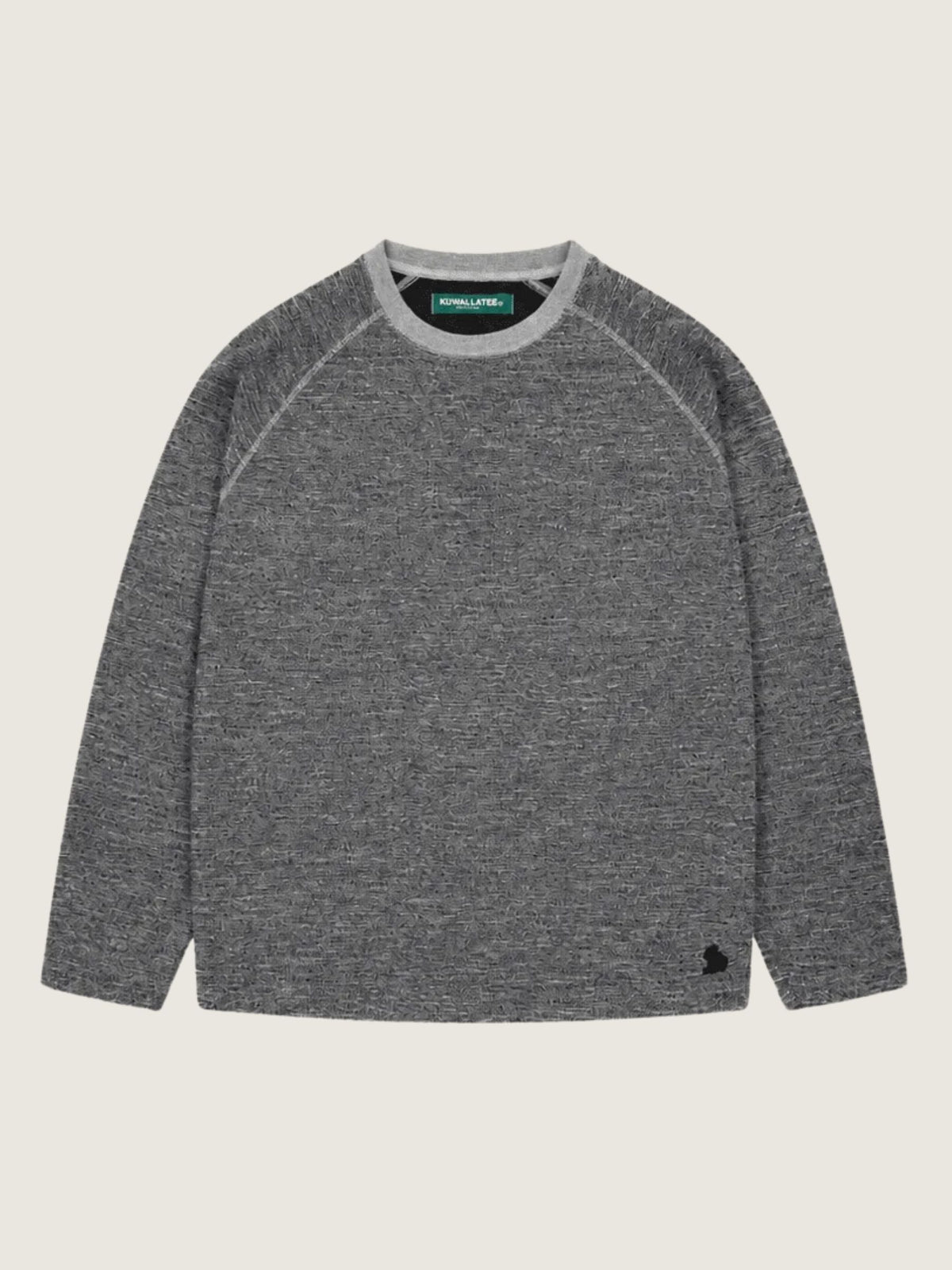 KUWALLA - Marled Thermal Longsleeve Top - 