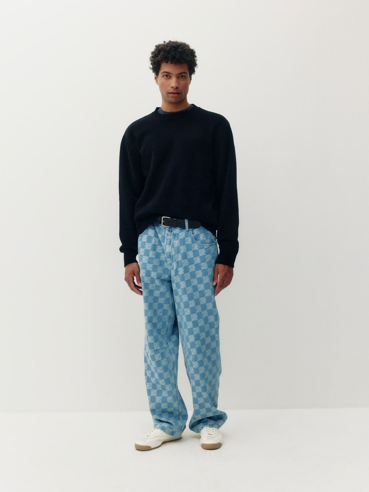 KUWALLA - Textured Knit Crewneck Pullover - 