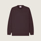 KUWALLA - Textured Knit Crewneck Pullover - Brown