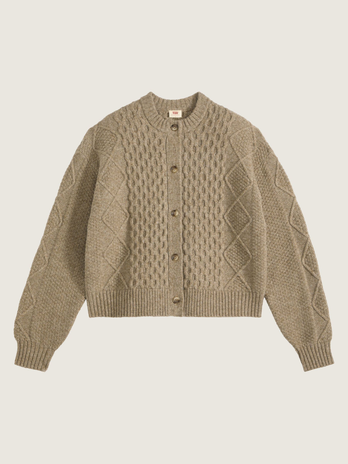 LEVI'S - Charlotte Cardigan - Mushroom Heather