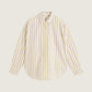 LEVI'S - Harlie Boyfriend Striped Shirt - Constanza Stripe French Vanilla