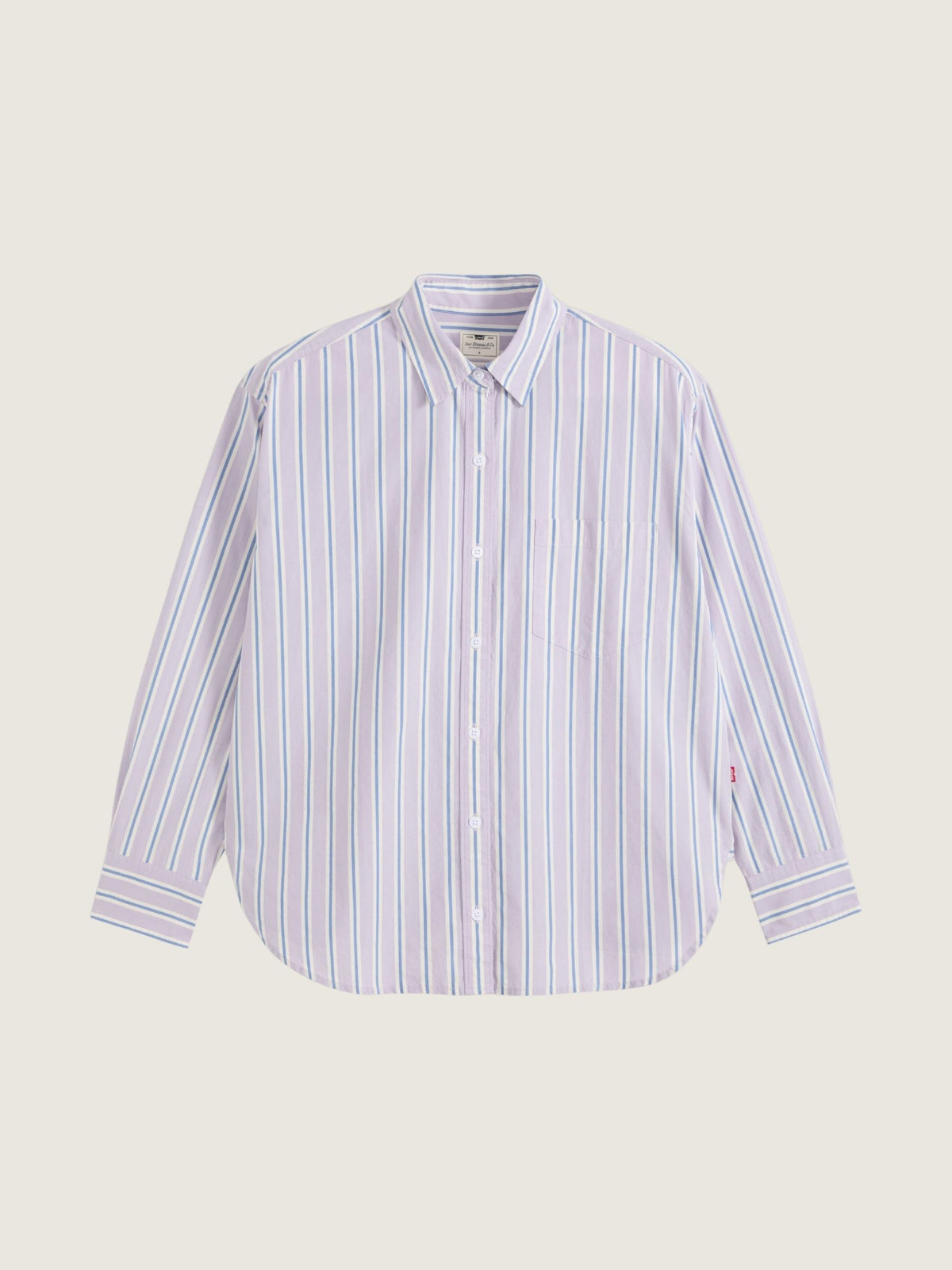LEVI'S - Harlie Boyfriend Striped Shirt - Costanza Stripe Wisteria