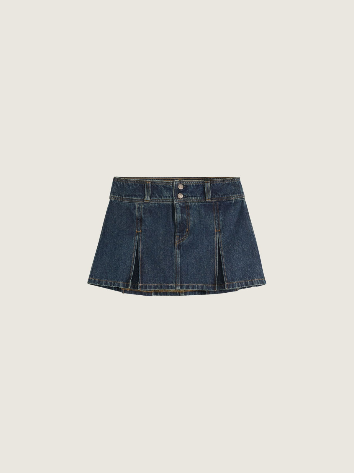 LEVI'S - Inverted Mini Pleated Skirt - 