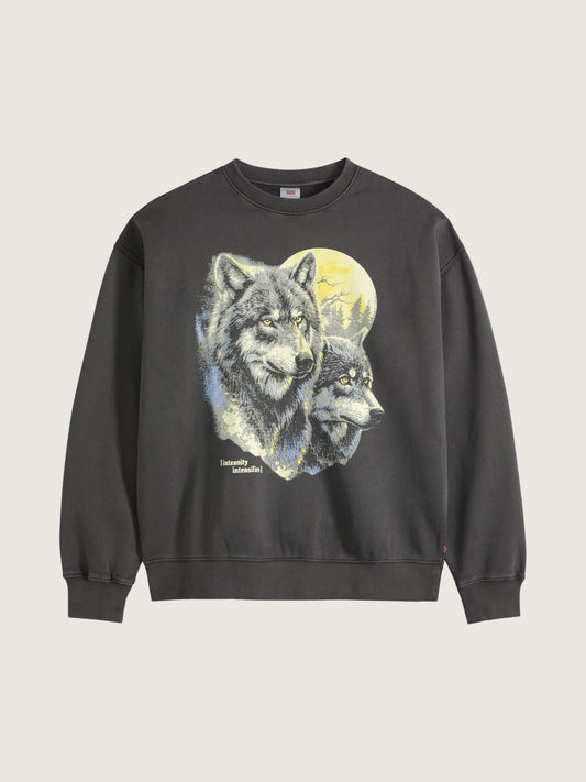 LEVI'S - Sunset Lone Wolf Crewneck Sweatshirt - 