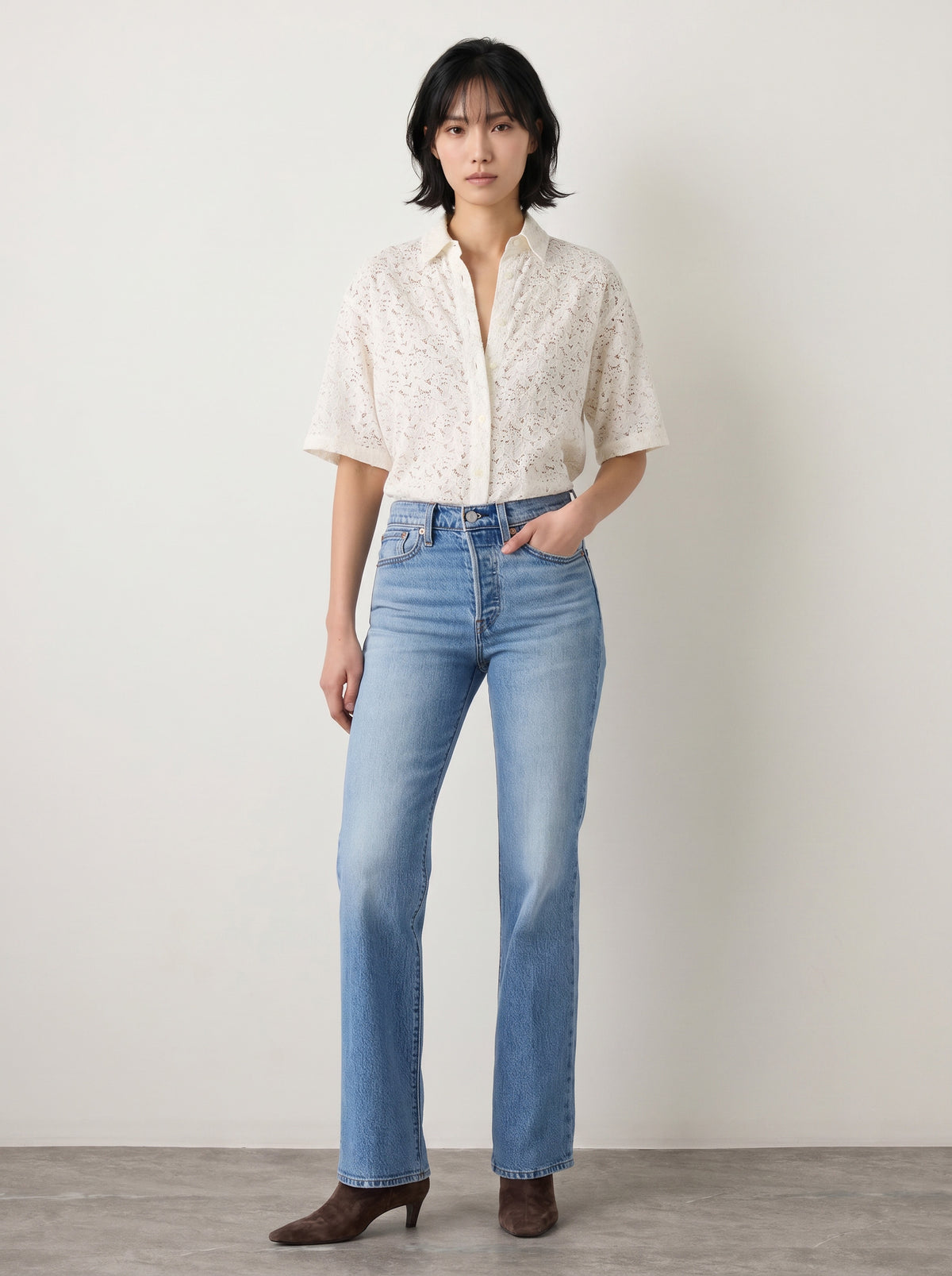 LEVI'S - Wedgie Bootcut Jeans - 