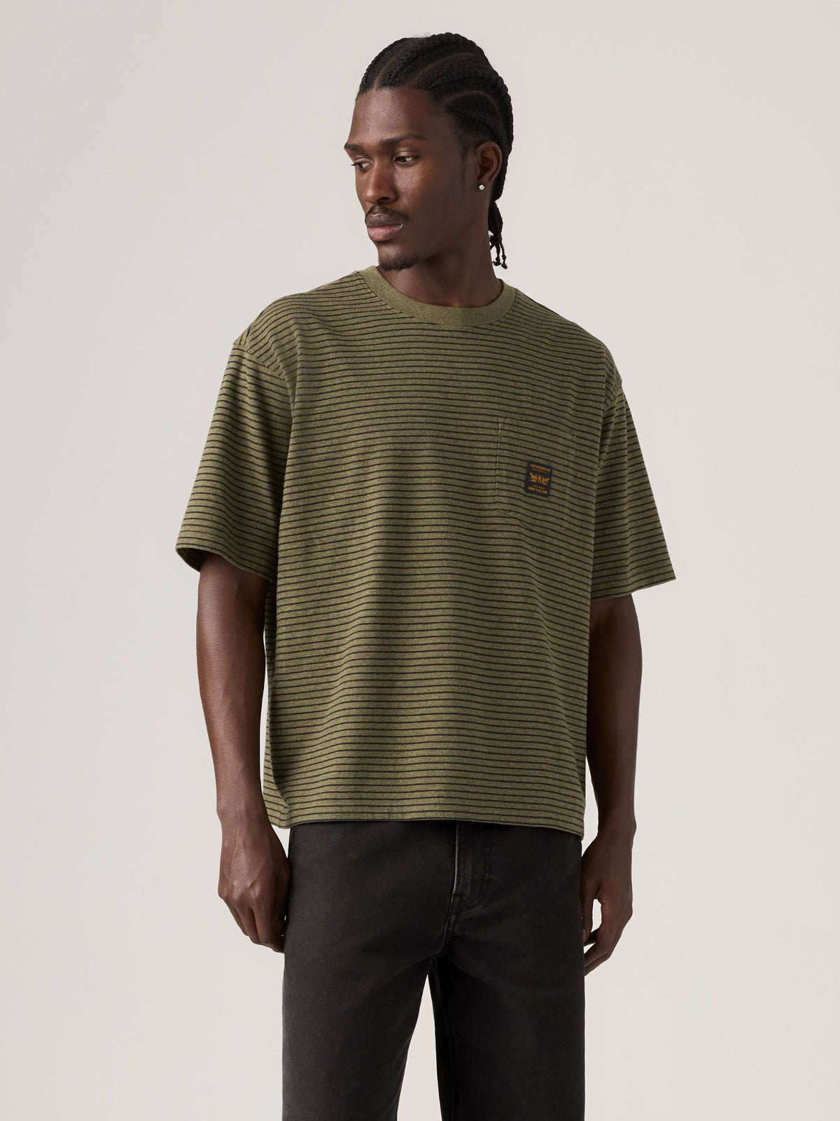 LEVI'S - Workwear Stripe Shortsleeve T-Shirt - 