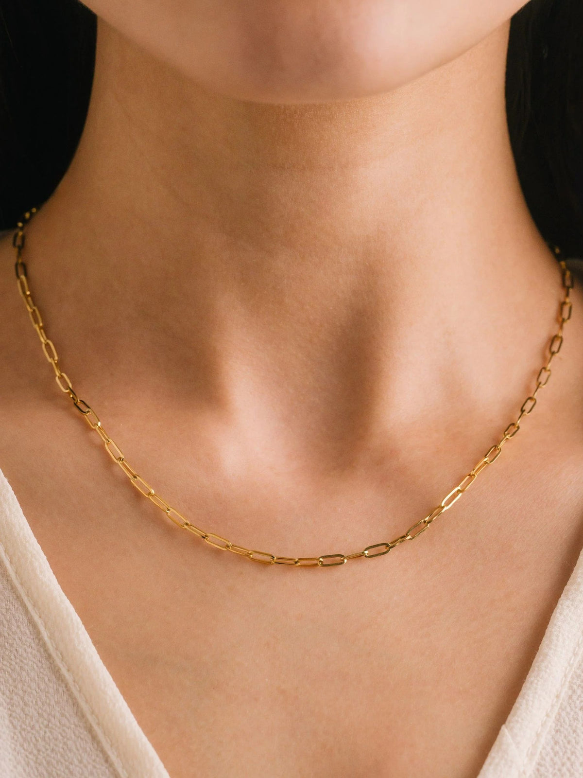 LOVER'S TEMPO - Paperclip Waterproof Necklace - 