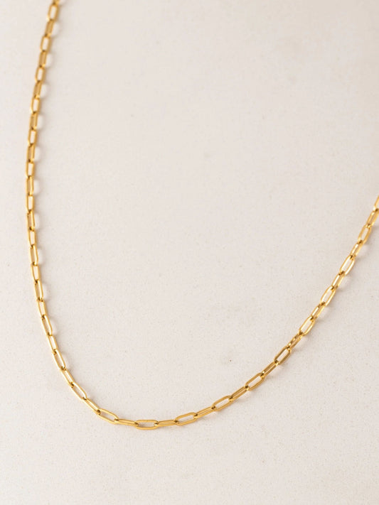 LOVER'S TEMPO - Paperclip Waterproof Necklace - 