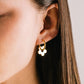 LOVER'S TEMPO - Petal Waterproof Hoop Earrings - 